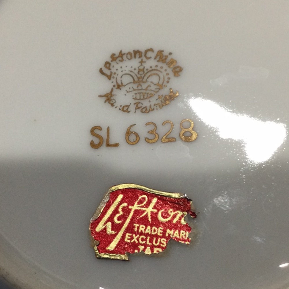 Lefton China Rose small bowl SL 6328 pattern - Picture 3 of 4